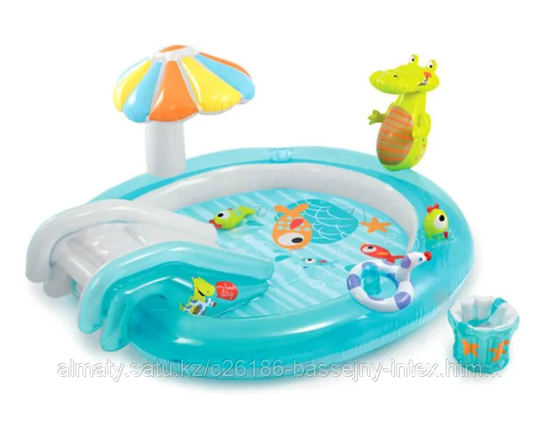 ИГРОВОЙ ЦЕНТР 203Х173Х89СМ "АЛЛИГАТОР" С ГОРКОЙ, ОТ 3 ЛЕТ