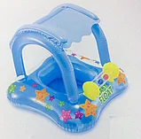 НАДУВНЫЕ ВОДНЫЕ ХОДУНКИ 81Х66СМ "BABY FLOAT" С ТЕНТОМ, ДО 15 КГ, ОТ 1 ДО 2 ЛЕТ, фото 3