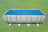 Обогревающее покрывало Intex Solar Pool Cover для бассейнов (732см x 366см) , фото 4