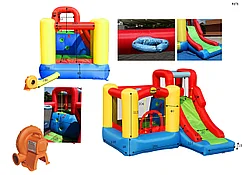 Надувной батут Игровой Центр 10 в 1 Happy Hop