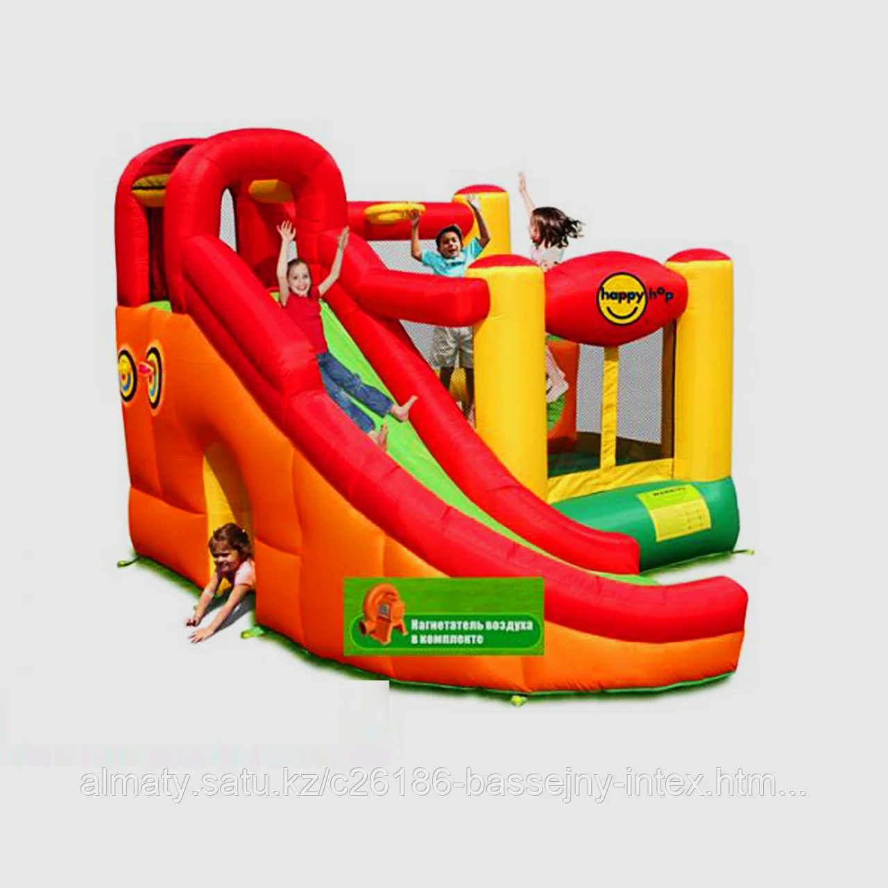 Надувной батут Игровой Центр 10 в 1 Happy Hop