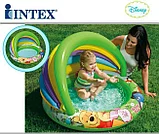 Бассейн надувной Винни Пух 102х69 см Intex, фото 2