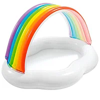 Надувной бассейн Intex детский  (с тентом радуга), 57141