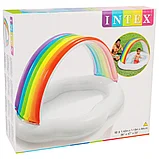 Надувной бассейн Intex детский  (с тентом радуга), 57141, фото 3