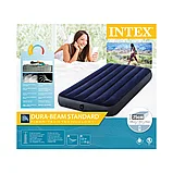 INTEX Матрас надувной Dura-Beam Classic Downy Airbed (Twin) 191 х 99 х 25 см, 64757, фото 4