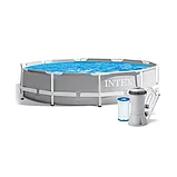 INTEX Бассейн каркасный с фильтр. (серый) 305*76 см, 26702, фото 3
