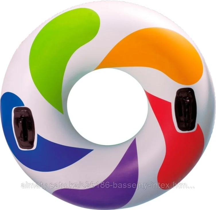 INTEX Плавательный круг 119 см с ручкой, 58202