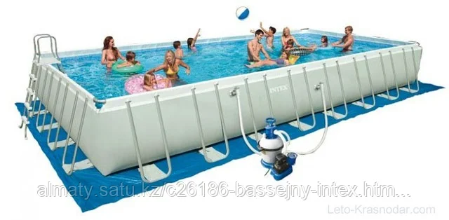 Бассейн каркасный ULTRA FRAME POOL INTEX 975х488х132см