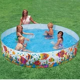 Бассейн каркасный Intex "Аквариум" 244х46 см , фото 4