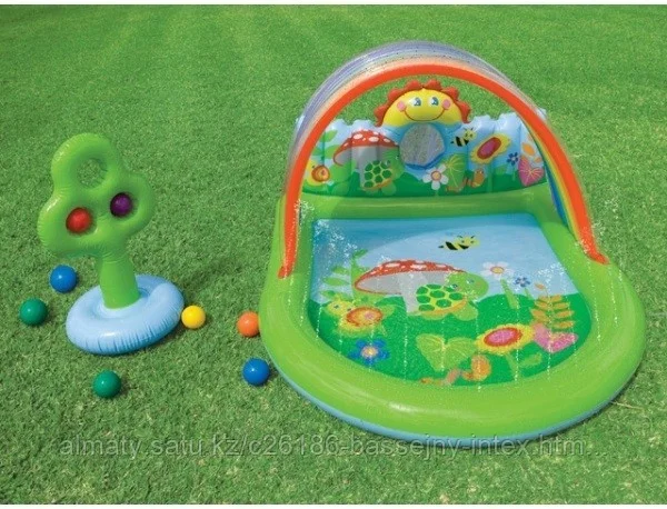 Водный игровой центр-бассейн Лужайка intex