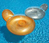 Матрас надувной для воды, с подушкой и спинкой (137х122 см) , фото 4