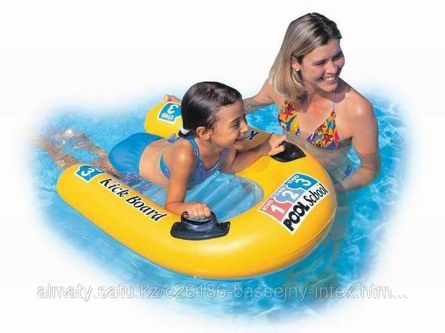 Плот надувной детский с ручками intex  (81х76x4,5 см.)