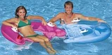 Надувное водное кресло с ручками Intex 152х99см, фото 3