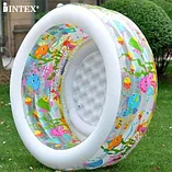 Надувной бассейн Аквариум INTEX Deluxe с надувным дном, фото 3