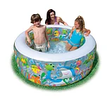 Надувной бассейн Аквариум INTEX Deluxe с надувным дном, фото 4