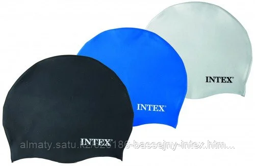 Шапочка для плавания INTEX Силиконовая, 559914