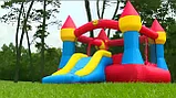 Happy Hop Надувной батут с горкой "Супер Прыжок", фото 4