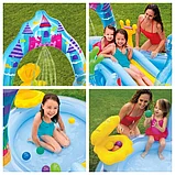 Intex Игровой центр 279х160х140см "Замок Русалки" с горкой, распылителем и шарами, 265л, 81кг, от 3 лет, уп.2, фото 6