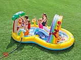 Intex Игровой центр 282х173х107см "Винни Пух" Disney, от 3 лет, распрыскиватель, 2 бассейна и горка, уп.2, фото 3