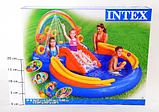 Intex Игровой центр 297х193х135см "Радуга" с горкой, распылителем и шарами, от 3 лет, 57453, фото 4