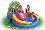 Intex Игровой центр 297х193х135см "Радуга" с горкой, распылителем и шарами, от 3 лет, 57453, фото 3