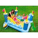 Intex Игровой центр с горкой Замок 185х152х107см, до 81кг, от 2лет, уп.2, фото 4