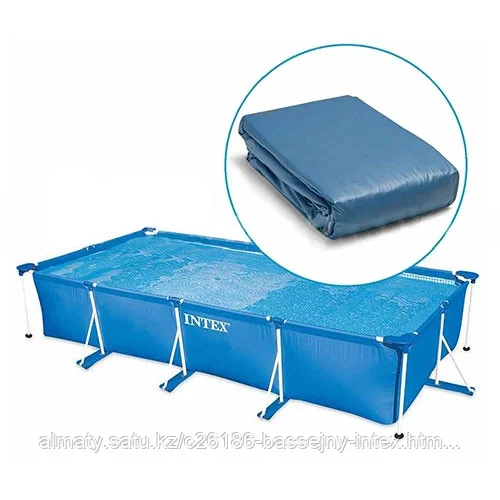 Intex Чаша для каркасного бассейна 450x220x84см, Small Rectangular Frame Pool, уп.1