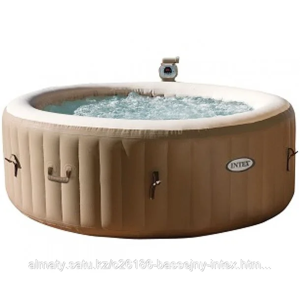 Intex СПА-бассейн Bubble Massage 145/196х71см, круглый с круговым пузырьковым массажем