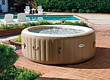 Intex СПА-бассейн Bubble Massage 145/196х71см, круглый с круговым пузырьковым массажем, фото 2
