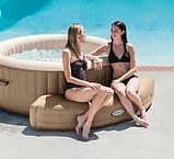 Intex Надувная скамья 193х69х34см, для СПА бассейнов Intex, беж., фото 3