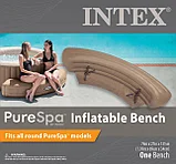 Intex Надувная скамья 193х69х34см, для СПА бассейнов Intex, беж., фото 4