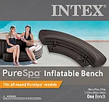 Intex Надувная скамья 193х69х34см, для СПА бассейнов Intex, темн.коричневый, фото 4