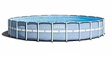 Intex Каркасный бассейн Prism Frame 732x132 см, 47241л, фильтр-насос 9463л/ч, лестница, тент, подстилка., фото 3