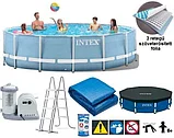 Intex Каркасный бассейн Prism Frame 549x122 см, 24311л, фильтр-насос 5678л/ч, лестница, тент, подстилка., фото 6