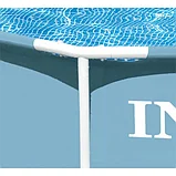 Круглый каркасный бассейн с насосом и лестницей, 457 х 84 см Intex, фото 6