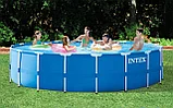 Каркасный бассейн Intex 549х122см Metal Frame Pool, фото 9