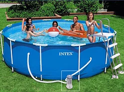 Каркасный бассейн Metal Frame 3,66х0,99 м Intex с фильтром