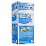 Каркасный бассейн Metal Frame 3,66х0,99 м Intex с фильтром, фото 6