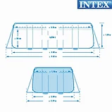 Бассейн каркасный Ultra Frame прямоугольный 400x200x100 см + аксессуары, 26788, фото 4