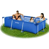 Каркасный сборный бассейн Intex Rectangular Frame Pool. 300х200х75см., фото 4