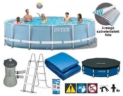 Каркасный сборный бассейн Intex Metal Frame Pool. 457х122см.